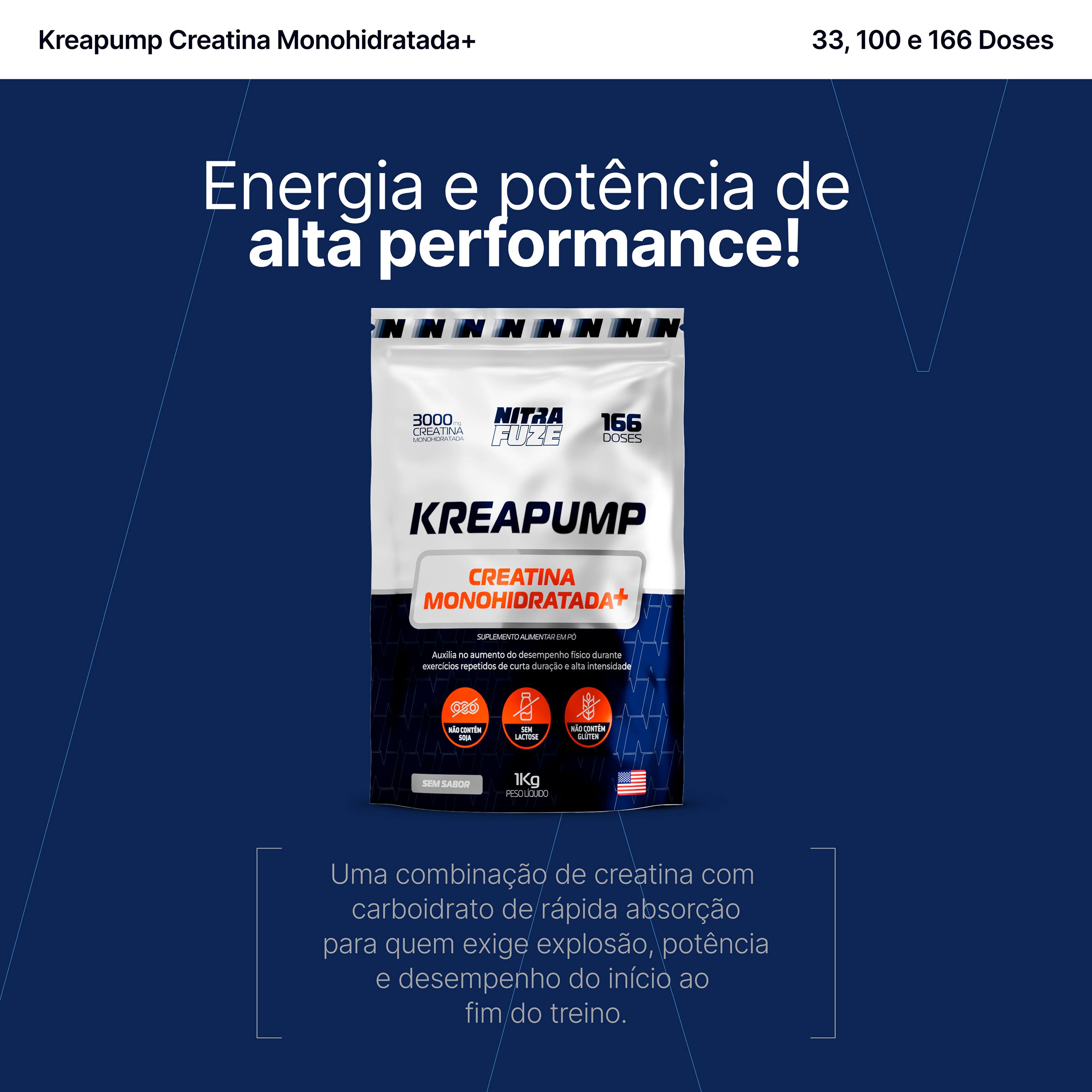 KreaPump – Creatina + Pump