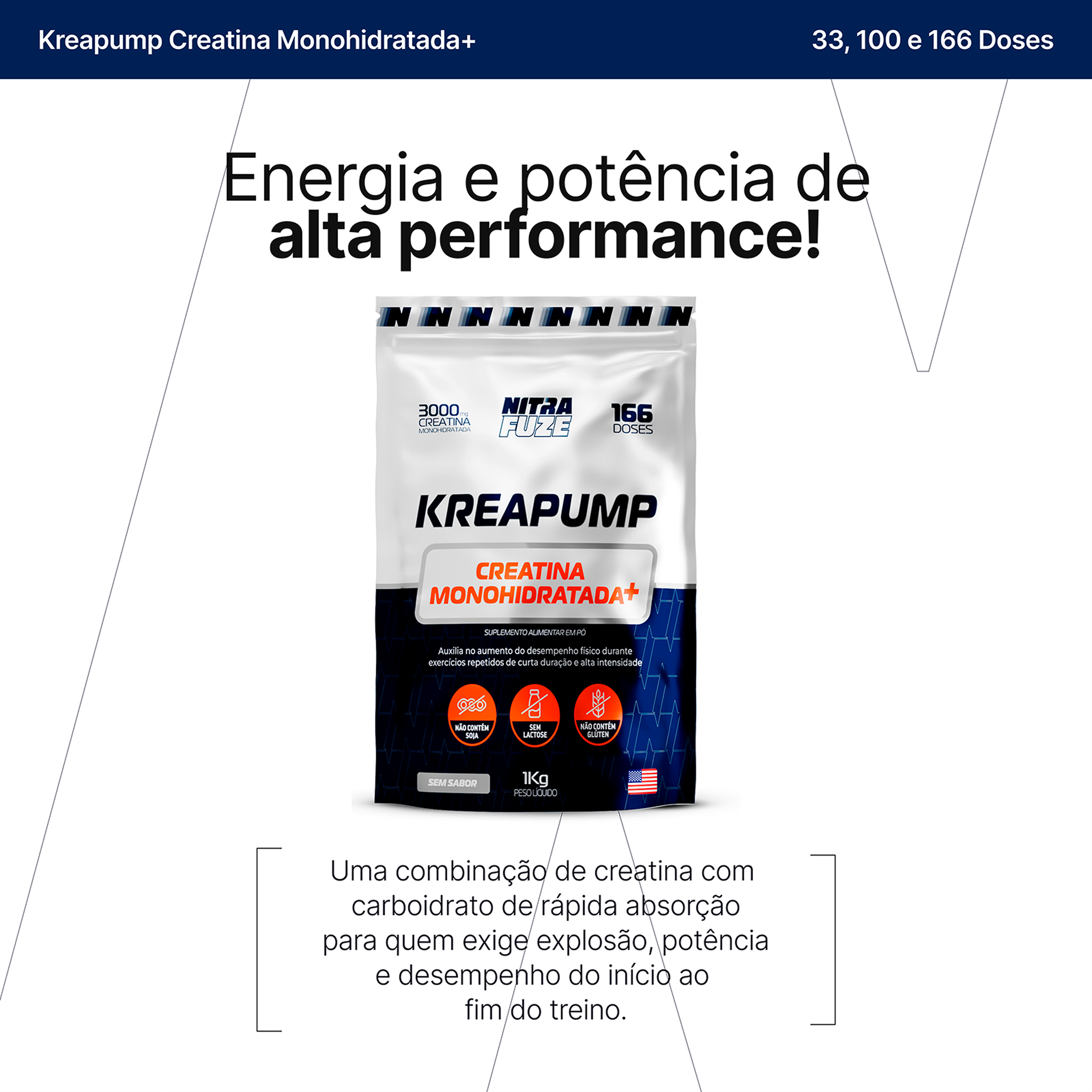 KreaPump – Creatina + Pump