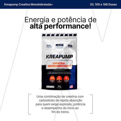 KreaPump – Creatina + Pump